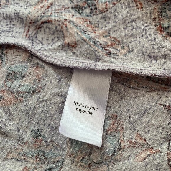 NEW‎ Maurices fall florals tunic duster length elbow sleeve lightweight kimono - Picture 7 of 8